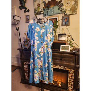 Voianlimo floral button us dress size 2x